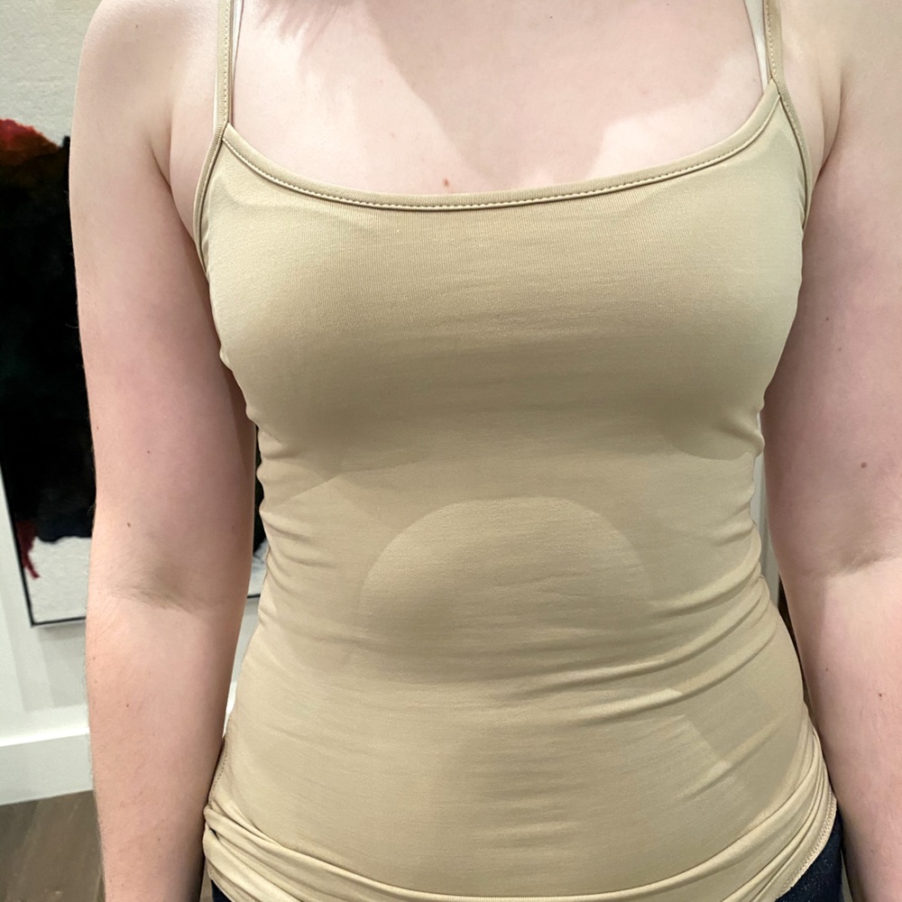 Zara nude beige camisole size small
